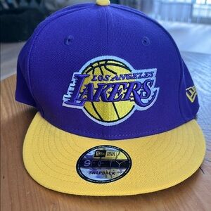 New Era Los Angeles Lakers Purple and Yellow Snapback Hat